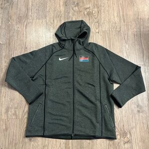 NWOT Nike Kenya Team Full Zip Hoodie Jacket Dark Gray CU8395-001 Mens Size XL